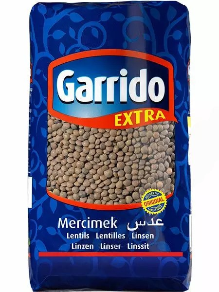 Garrido Extra Mercimec Vihreä Linssi 6mm 1kg - Linssit - 14017 - 1