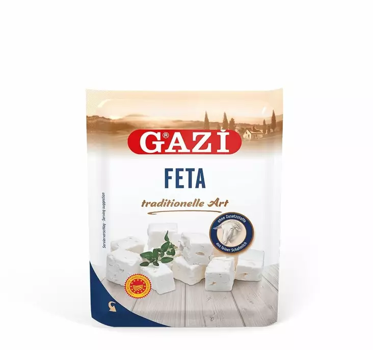 Gazi Feta Traditionelle Art Fetajuusto 43% 150g - Feta-juustot - 13357 - 1