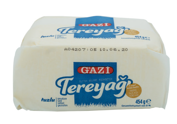 Gazi Tereyagi Tuzlu Butter / Suolattu voi 454g - Voit ja levitteet - 2597 - 1