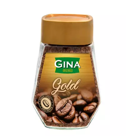 Gina Instand Coffee Gold/ Kahvijauhe 200g - Kahvit - 15767 - 1
