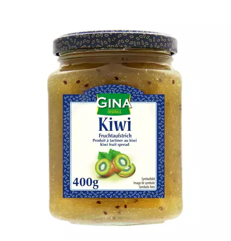 Gina Kiwi Fruit Spread/ Kiivilevite 400g - Makeat levitteet ja pähkinälevitteet - 14677 - 1