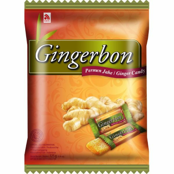 Gingerbon Ginger Candy Original / Inkiväärikarkki 125g - Irtomakeiset - 2617 - 1