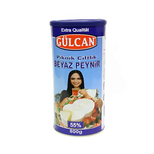 Gulcan Piknik Ciftlik Beyaz Peynir Fetajuusto 55% 800g TNK - Feta-juustot - 2857 - 1