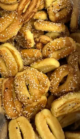 Halime Susamli Simit Laatikko kg - Täytekeksit ja vohvelit - 14267 - 1