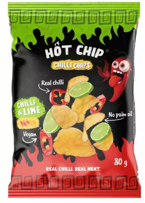 Hot Chip Chili&Lime Sipsi 80g - Sipsit - 15577 - 1