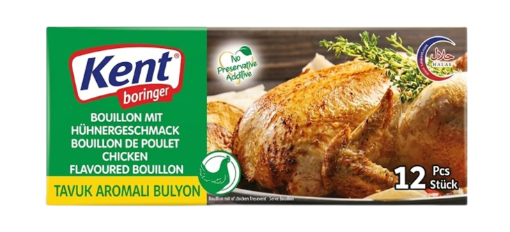 KentBor Chicken Cubes / Kanaliemikuutio 12x10g - Kanaliemi - 21097 - 1