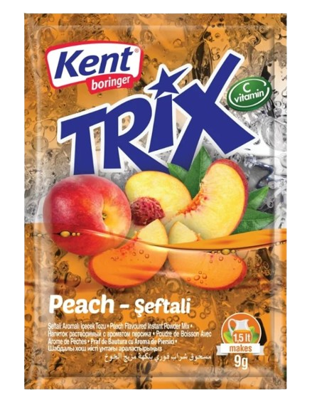 KentBor Trix Peach Powder Drink/ Juomajauhe 9g - Juomajauheet - 20967 - 1