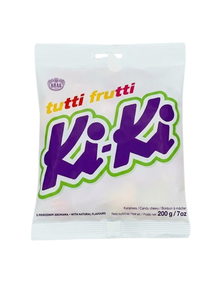 Kras Ki-Ki Tutti Frutti / Hedelmämakuinen karkki 200g - Irtomakeiset - 20577 - 1
