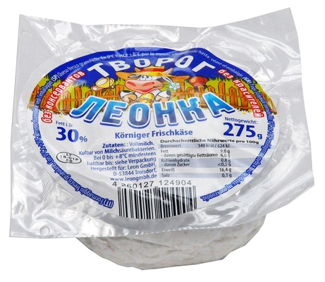 Leonka Tworog / Tuore rahka 30% 275g - Maidot - 3567 - 1