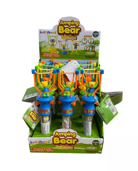 Lolliboni Jumping Bear With Candies 8g - Irtomakeiset - 11787 - 1
