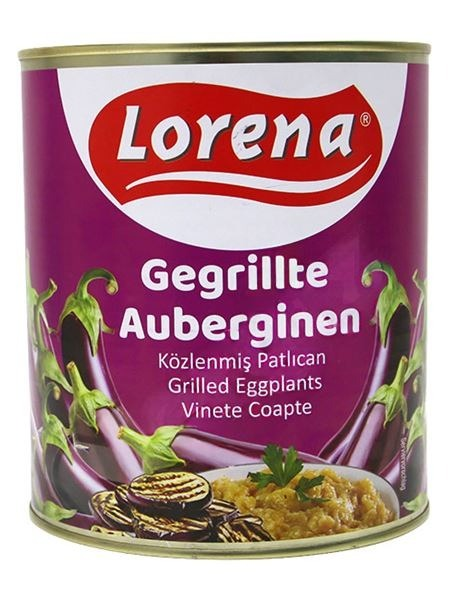 Lorena Grilled Eggplants / Grillattu Munakoiso 2,8kg TNK - Vihannessäilykkeet - 19017 - 1