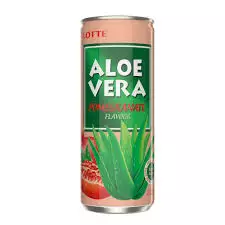 Lotte Aloe Vera Pomegranate Flavour / Aloe Vera Granaattiomenajuoma 240ml - Limonadit ja virvoitusjuomat - 3617 - 1