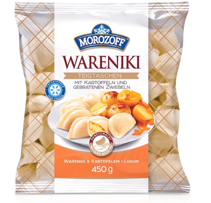 Morozoff Dumplings with Potato-Onion/ Peruna-sipulitäytteiset Nyytit 450g - Suolaiset leivonnaiset - 20487 - 1