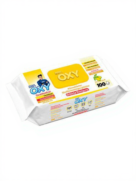 Mr Oxy Cleaning Wet Wipes Lemon/ Kosteuspyyhe 100kpl - Siivousvälineet ja tarvikkeet - 18207 - 1