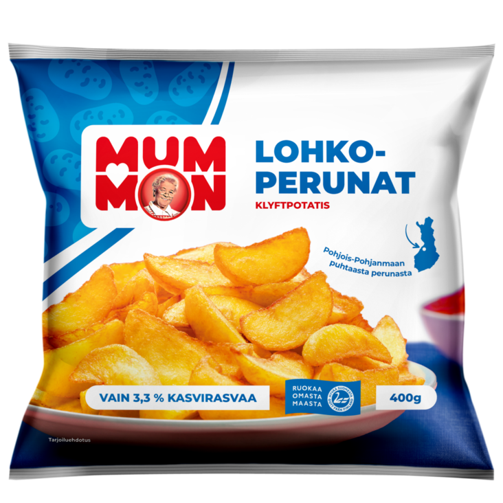 Mummon Lohkoperunat 400g - Pakasteperunat - 17867 - 1