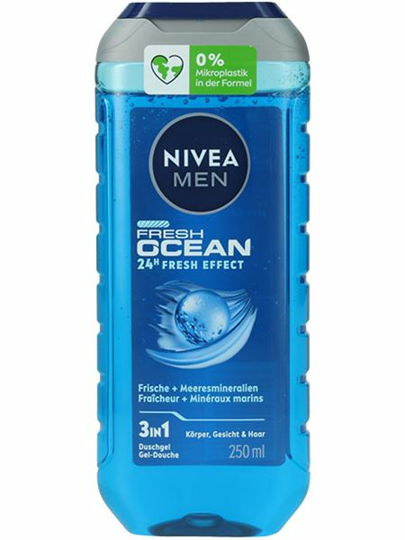 Nivea Men Shampoo-Shower Gel Fresh Ocean/ Shampoo-Suihkugeeli 250ml - Saippuat ja suihkugeelit - 21517 - 1