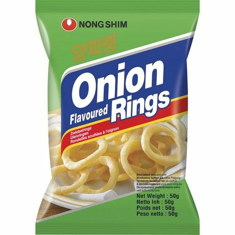 Nongshim Onion Flavored Rings / Sipulirenkaat 50g - Sipsit - 9307 - 1