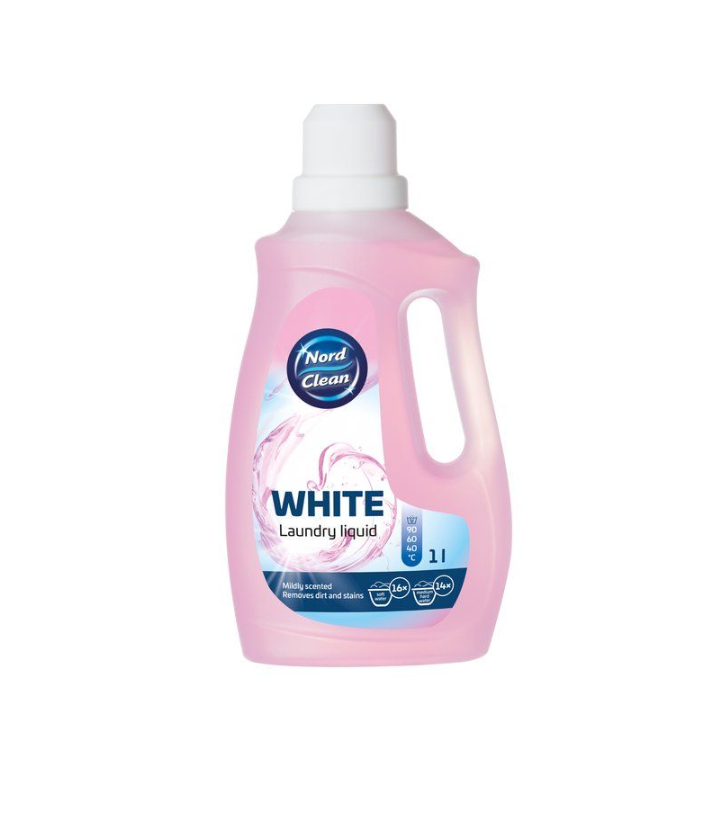 Nord Clean Pyykinpesuneste White 1L - Pyykinpesuaineet ja -tarvikkeet - 16477 - 1
