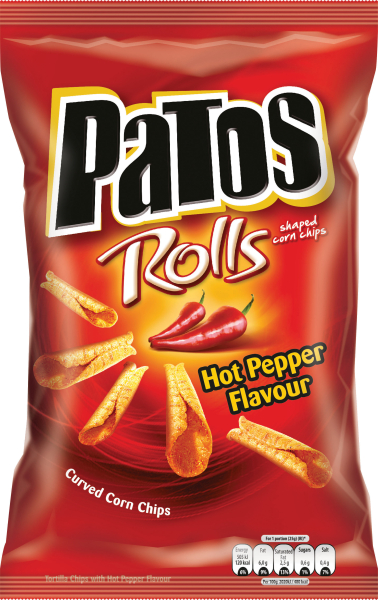 Patos Rolls Hot Pepper Sipsi 100g - Sipsit - 14397 - 1