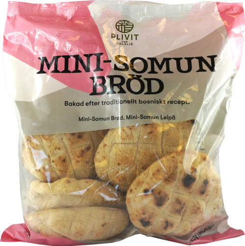 Plivit Mini Somun Leipä (8x80g) 640g - Suolaiset leivonnaiset - 20137 - 1