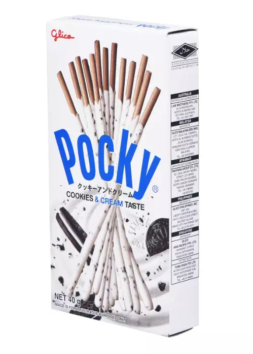 Pocky Cookie & Cream Sticks 41g - Täytekeksit ja vohvelit - 11367 - 1