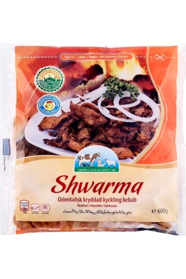 Qibbla Shawrma Chicken/ Shawrma Kana 600g - Kana pakasteet - 19737 - 1