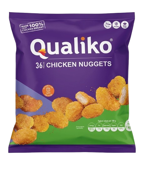 Qualiko Chicken Nuggets / Kananugetti 1kg - Kana pakasteet - 16237 - 1