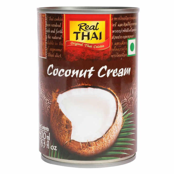 Real Thai Coconut Cream / Kookoskerma 400ml TNK - Maidot - 19187 - 1