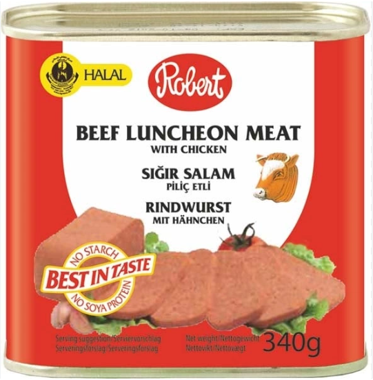 Robert Sigir Salam Pilic Etli / Naudanlihasalami kanalla 340g TNK - Liha- ja riistasäilykkeet - 6157 - 1