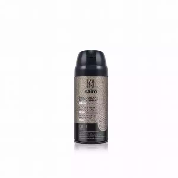 Sairo Deodorant Body Spray Silver 150ml - Hygieniatarvikkeet - 14897 - 1