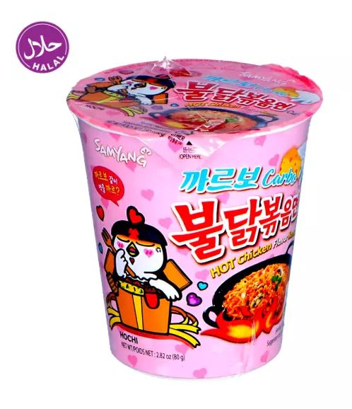 Samyang Buldak Carbonara Cup Pikanuudelikuppi 80g - Nuudelit - 15077 - 1