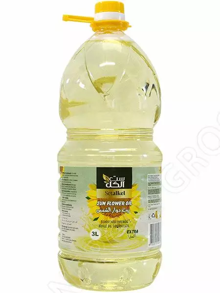 Setalkel Sun Flower Oil Auringonkukkaöljy 3L - Auringonkukkaöljyt - 14507 - 1