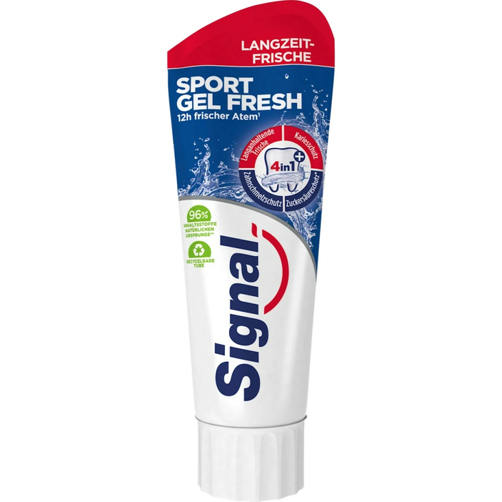 Signal Toothpaste Sport Gel Fresh/ Hammastahna 75ml - Hygieniatarvikkeet - 17917 - 1