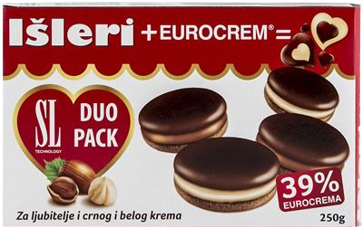 SL Isleri+Eurocream Duo Pack/ Täytettykeksi 250g - Täytekeksit ja vohvelit - 4597 - 1