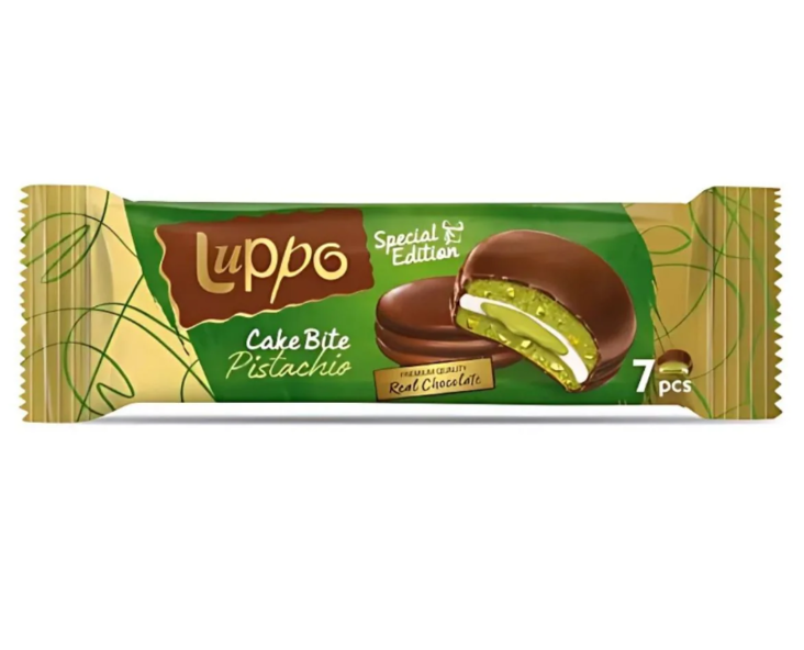 Solen Luppo Cake Bite Pistachio Keksi 182g - Täytekeksit ja vohvelit - 17717 - 1