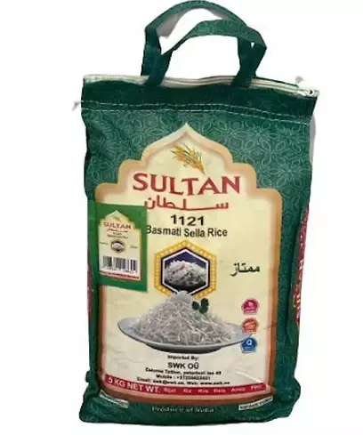 Sultan Basmati Sella Riisi 5kg - Basmatiriisit - 15937 - 1