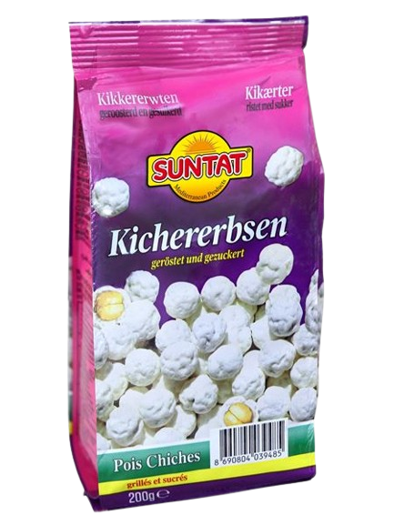 Suntat Chickpeas Sugared/ Sokeroitu Kikherne 200g - Pähkinät - 21237 - 1