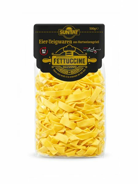 Suntat Fettuccine All'uovo Munapasta 500g - Pastat - 19557 - 1