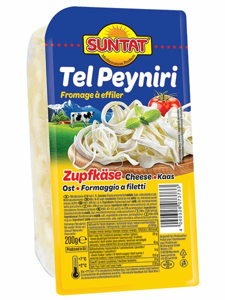 Suntat Tel Peyniri / Lankajuusto 45% 200g - Erikoisjuustot - 18507 - 1