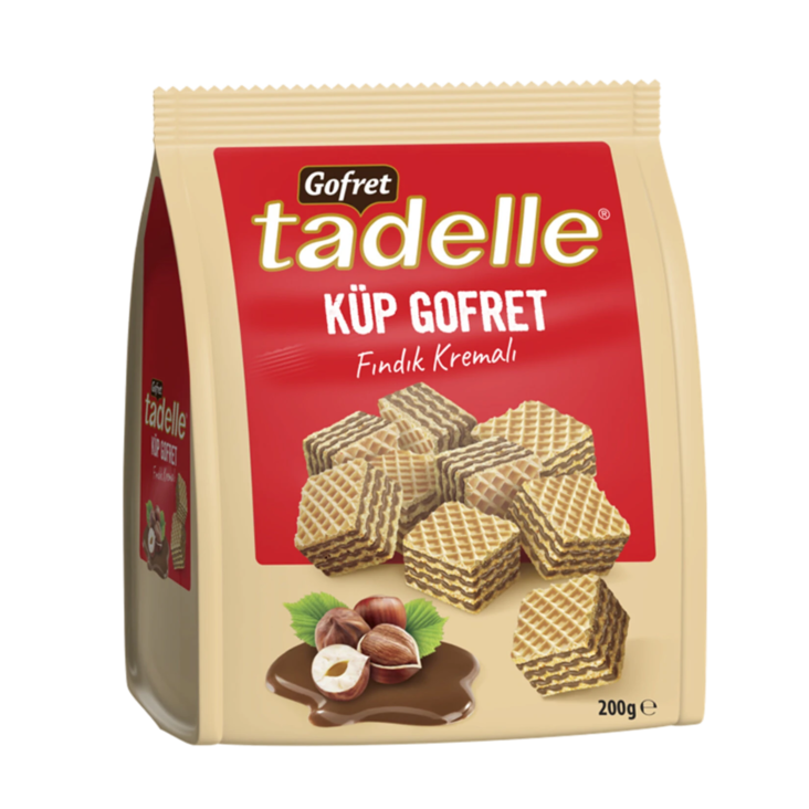 Tadelle Gofret Findik/ Hasselpähkinätäytteinen Vohvelikuutio 200g - Täytekeksit ja vohvelit - 20037 - 1