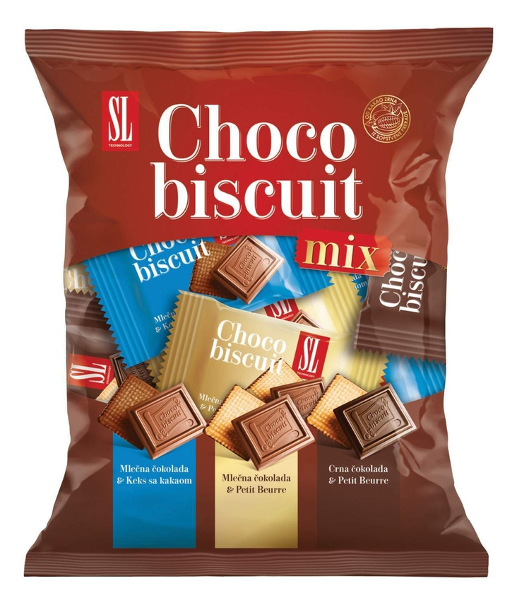 Takovo SL Choco Biscuit MIX/ Suklaakeksi 240g - Täytekeksit ja vohvelit - 17157 - 1