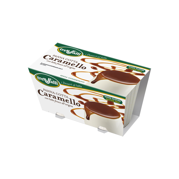 Trevalli Panna Cotta Caramello Vanukas 200g - Vanukkaat ja jälkiruoka-ainekset - 14997 - 1