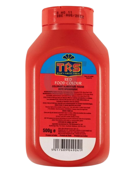 TRS Red Bright Food Colour / Ruokaväri punaineni 500g - Erikoismausteet - 20377 - 1