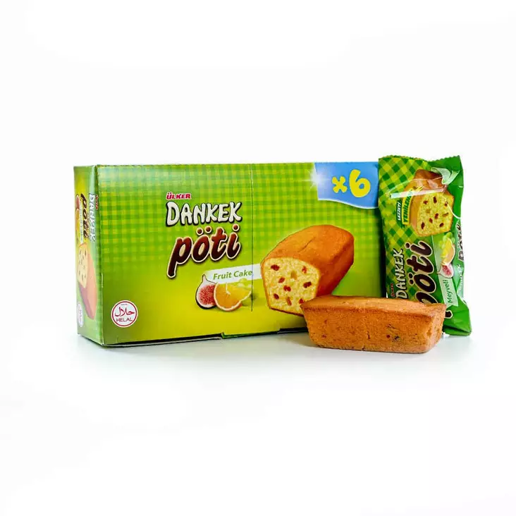 Ulker Dankek Pöti Meyveli / Hedelmäinen minikakku 6*35g - Täytekeksit ja vohvelit - 7257 - 1