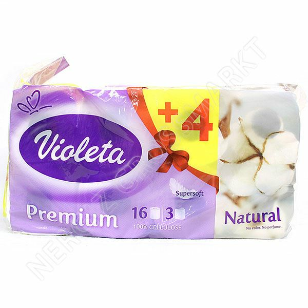 Violeta Family Pack Premium Wc- paperi 16kpl - Talouspaperit ja WC-paperit - 12557 - 1