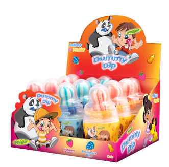 Woogie Dummy Dip Lollies 32g - Irtomakeiset - 18377 - 1