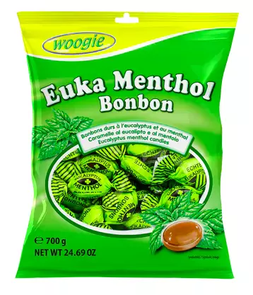 Woogie Eukalyptos Mint Karkki 700g - Konvehdit - 15317 - 1