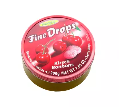 Woogie Fine Drops Kirsikka Karkki 200g - Irtomakeiset - 14197 - 1