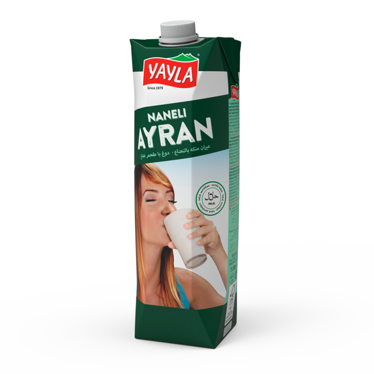 Yayla Ayran Naneli / Mintun makuinen jogurttijuoma 1L - Ayranit - 5177 - 1