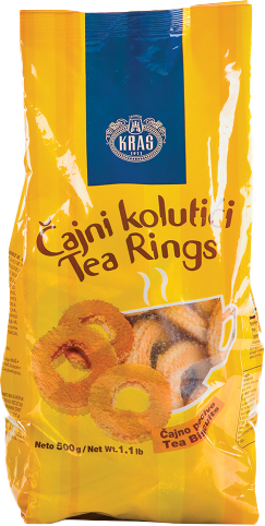 Kras Tea Rings/ Keksi 500g - Täytekeksit ja vohvelit - 20508 - 1